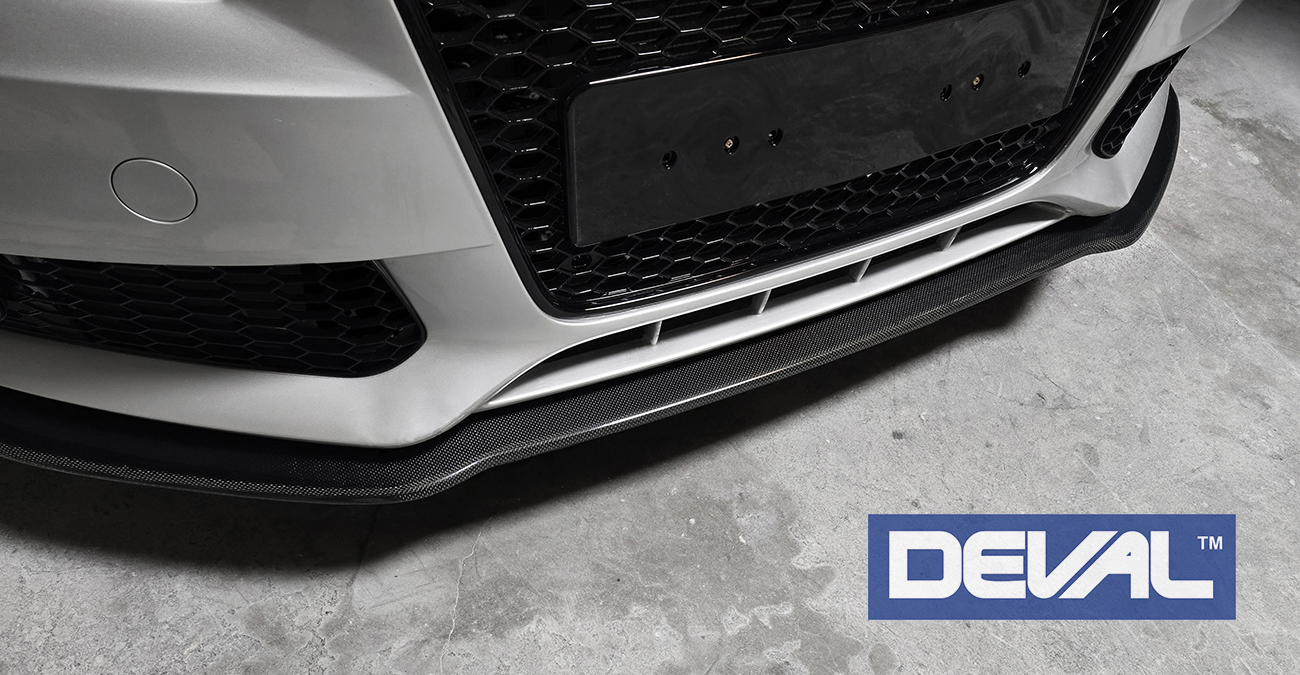 09-12 Audi A4 B8 Carbon Fiber Front Splitter
