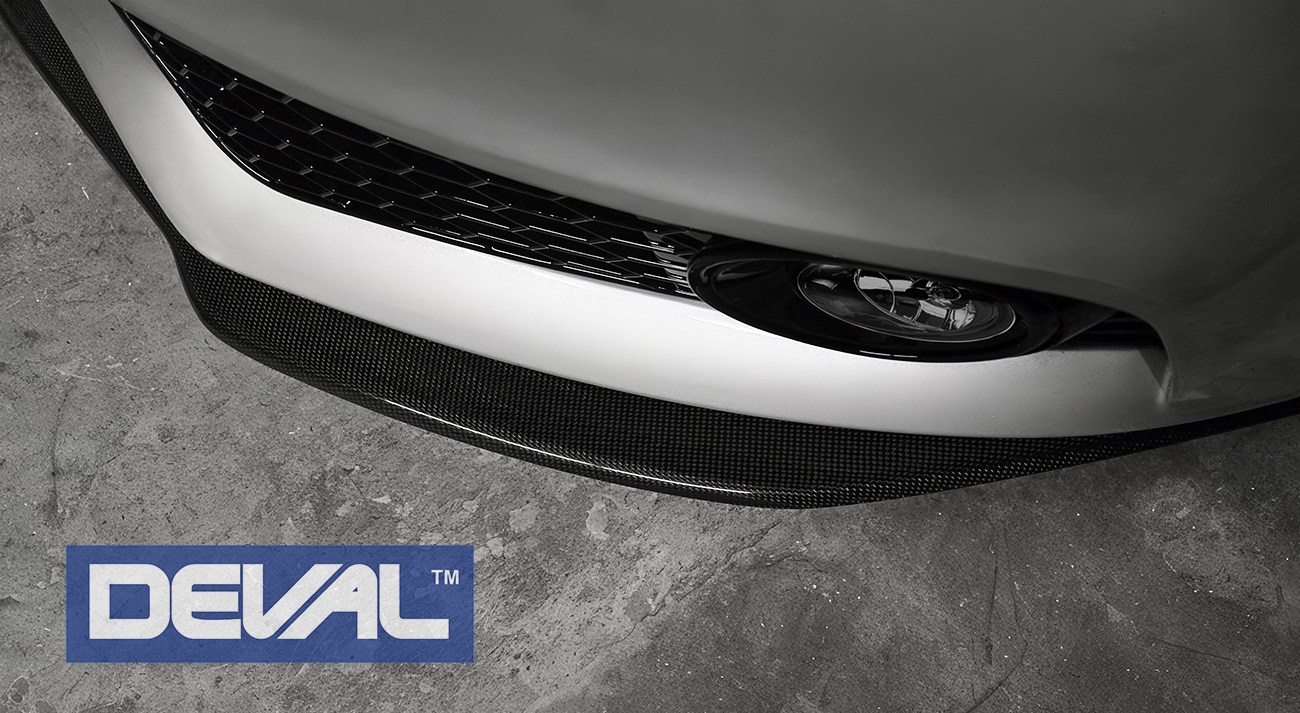 DEVAL Audi A4 Carbon Fiber Front Splitter