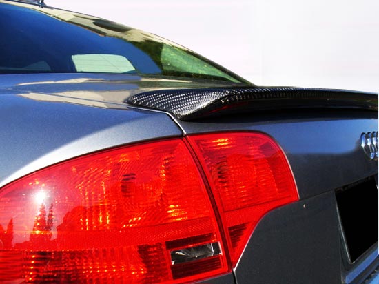 05.5-08 Audi A4 DEVAL Carbon Fiber Spoiler